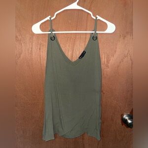 Olive Green Women's Top
